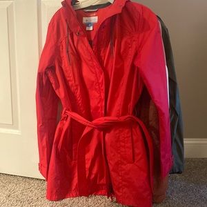 Columbia rain coat